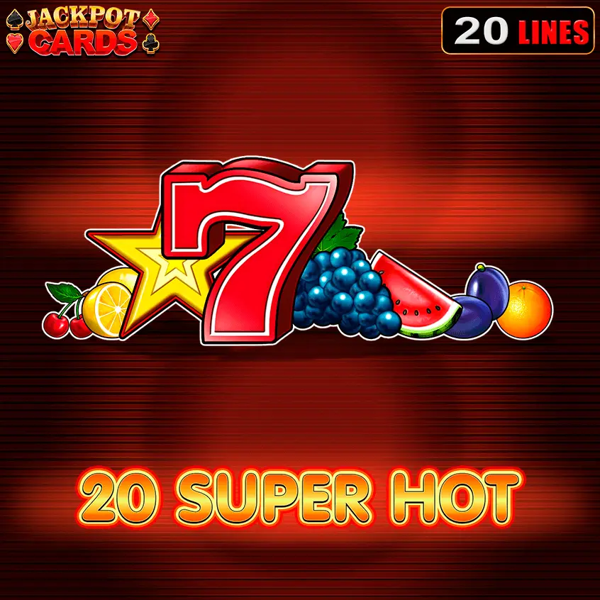 20 Super Hot Обкладинка слота 20 Super Hot
